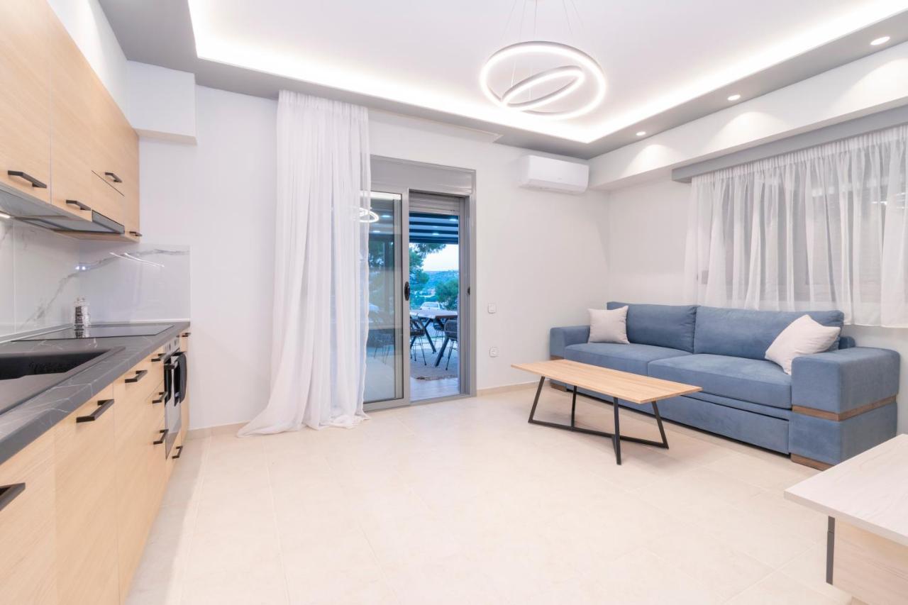 Sithoniars Luxury Ground Floor Apartment With Private Garden Néos Marmarás Exterior foto