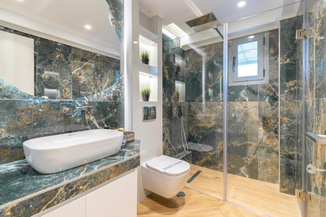 Sithoniars Luxury Ground Floor Apartment With Private Garden Néos Marmarás Exterior foto